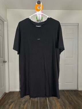 ethika Black Minimal Logo Short Sleeve Tee